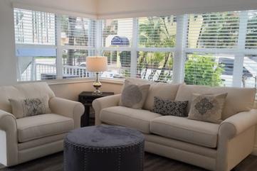 Pool-Side One-Bedroom Living Room at Sea Spray Inn, Lauderdale-by-the-Sea Pool-Side One-Bedroom Living Room at Sea Spray Inn, Lauderdale-by-the-Sea