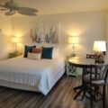 Garden-Side Studio Living Area at Sea Spray Inn, Lauderdale-by-the-Sea