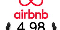 AirBnB 4,8 score - Sea Spray Inn Your Home Away From Home AirBnB score
